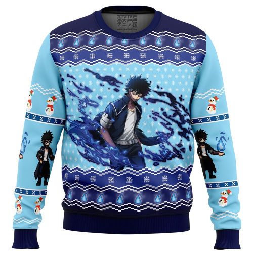 Get Festive with Dabi Blueflame My Hero Academia Ugly Christmas Sweater