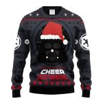 Dark Vader Cheer Disturbing Christmas Ugly Sweater – Unique Holiday Apparel