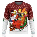 Dashing Through the Snow: The Simpsons Ugly Christmas Sweater – Festive & Fun Apparel!