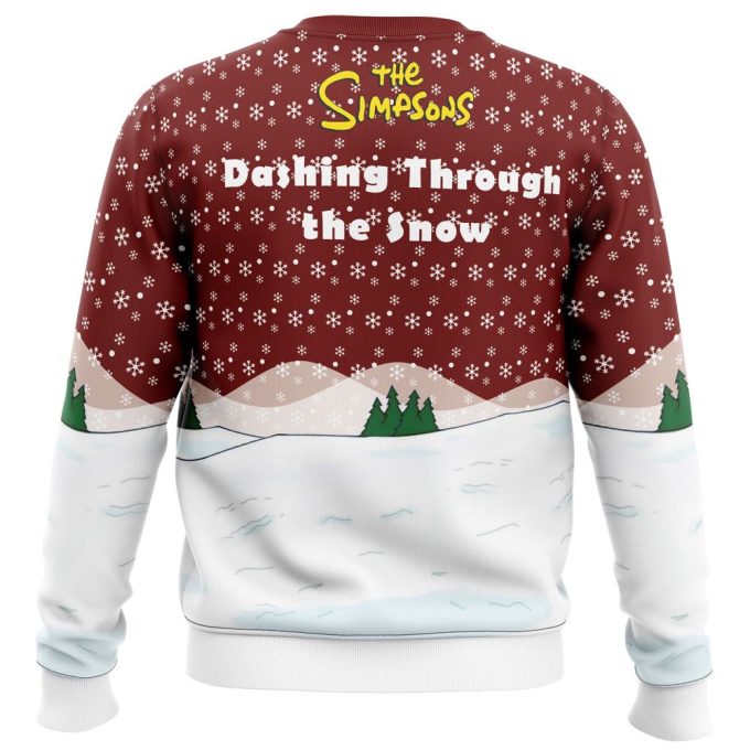Dashing Through the Snow: The Simpsons Ugly Christmas Sweater – Festive & Fun Apparel!