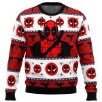 Get Festive with Deadpool Ugly Christmas Sweater – Perfect for Marvel Fans!