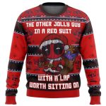 Get Festive with Deadpool s Jolly Red Guy Ugly Christmas Sweater