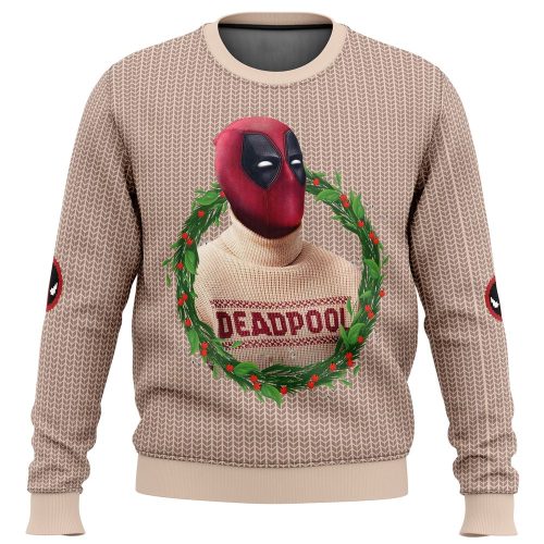 Get Festive with Deadpool Ugly Christmas Sweater – Perfect Holiday Gift!