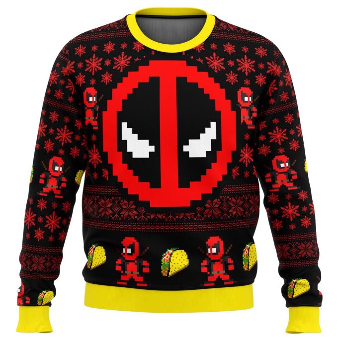 Get Festive with the Deadpool Ugly Christmas Sweater – Perfect Holiday Attire!