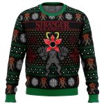 Get Festive with Demogorgon Stranger Krampus Sweater – Perfect for Stranger Things Ugly Christmas