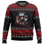 Demon Slayer Ugly Christmas Sweater Poster: Festive Anime Merch for Fans