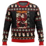 Stylish Demon Slayer Tanjiro Ugly Christmas Sweater – Get Festive with Anime-Inspired Fashion