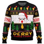 Derry Pennywise Ugly Christmas Sweater – Spooky and Festive Holiday Attire