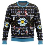 Get Festive with Digimon Characters Ugly Christmas Sweater – Perfect Holiday Gift!