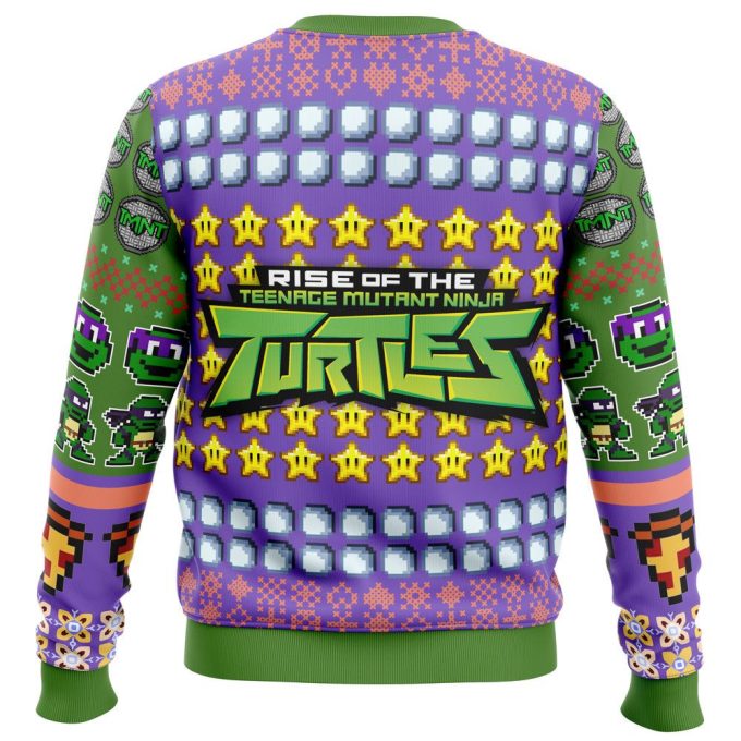 Get Festive with Donatello s TMNT Ugly Christmas Sweater – Perfect for Ninja Turtle Fans!