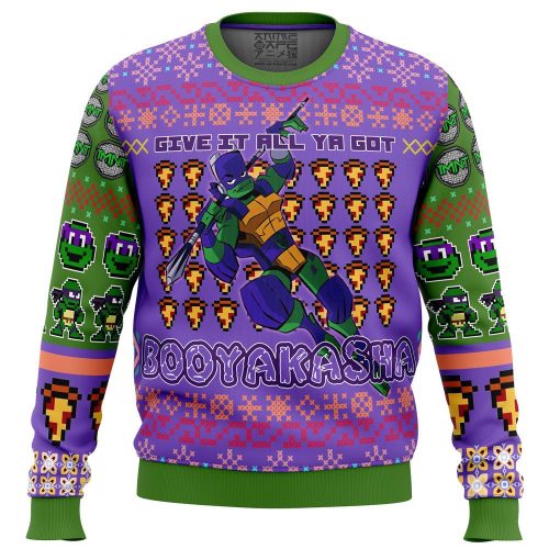 Get Festive with Donatello s TMNT Ugly Christmas Sweater - Perfect for Ninja Turtle Fans!