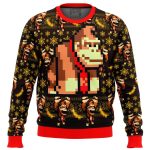 Get Festive with our Donkey Kong Sprite Ugly Christmas Sweater – Limited Stock!