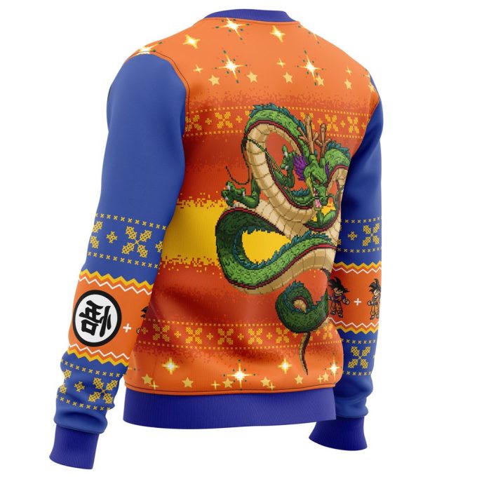 Dragon Ball Z Goku Christmas Ugly Sweater: Festive Anime Apparel for Fans