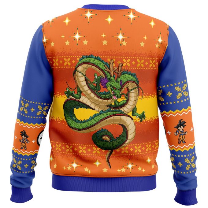 Dragon Ball Z Goku Christmas Ugly Sweater: Festive Anime Apparel for Fans