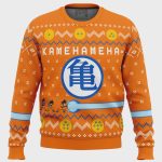 Dragon Ball Z Kamehameha Ugly Christmas Sweater Dragon Ball Z Kamehameha Ugly Christmas Sweater