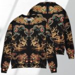 Dragon Chinese Dragon Royal Ugly Christmas Sweater – Festive & Unique Holiday Apparel