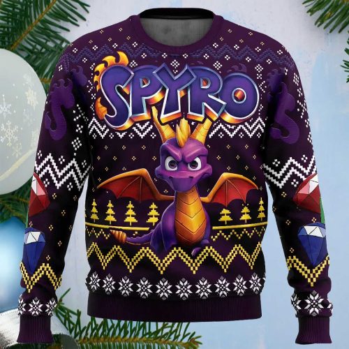 Dragon Spyro Ugly Christmas Sweater