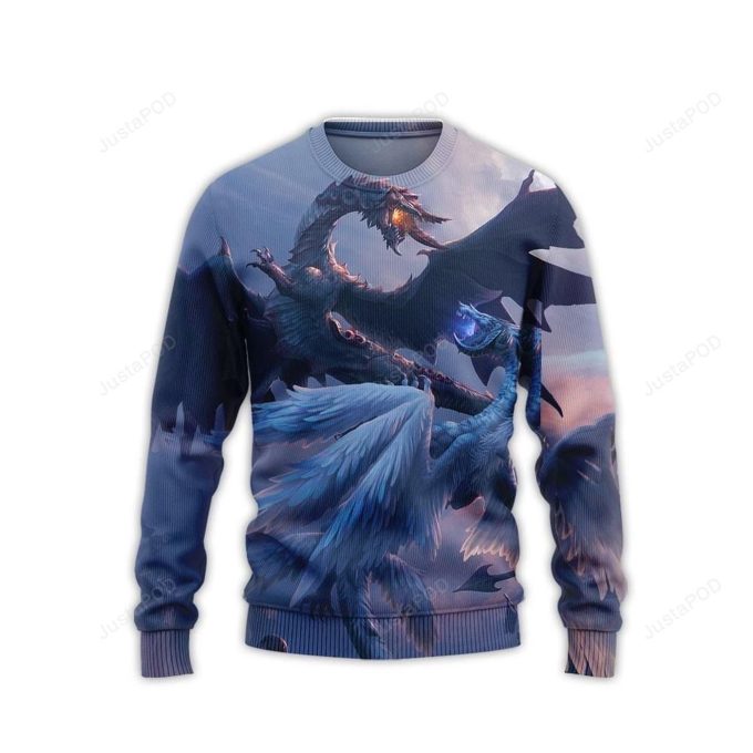 Dragon War Ugly Christmas Sweater