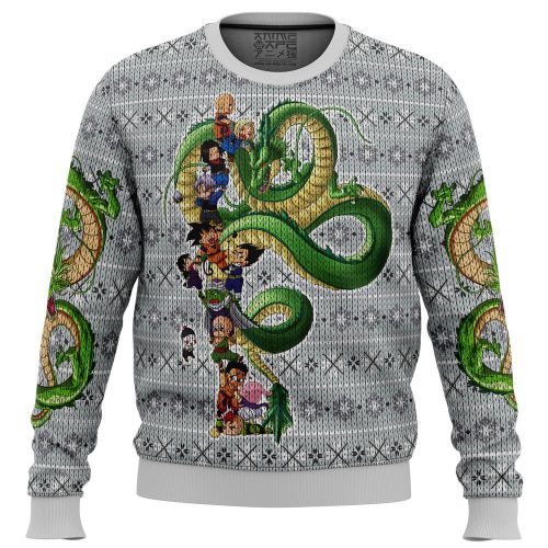 Dragonball Z Play with Dragon Ugly Christmas Sweater: Unleash Your Inner Saiyan!