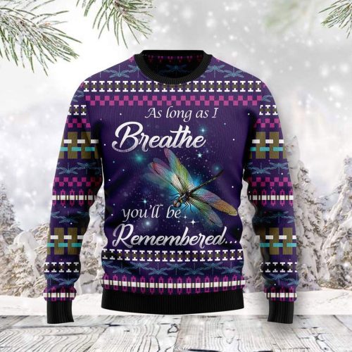 Dragonfly Angel Ugly Christmas Sweater | Adult | US1608
