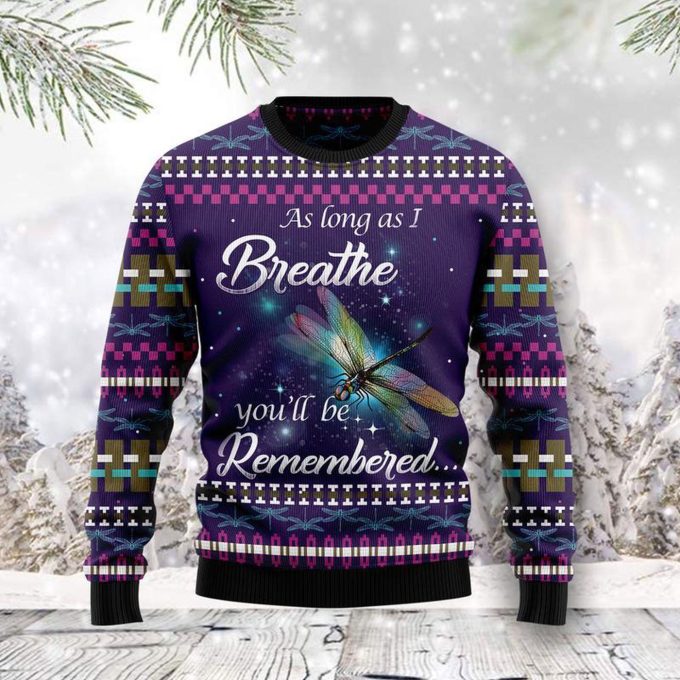 Dragonfly Angel Ugly Christmas Sweater | Adult | US1608