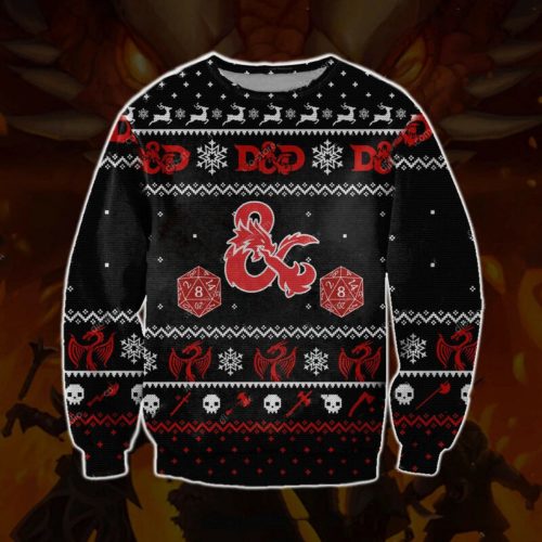 Dungeons & Dragons Ugly Christmas Sweater