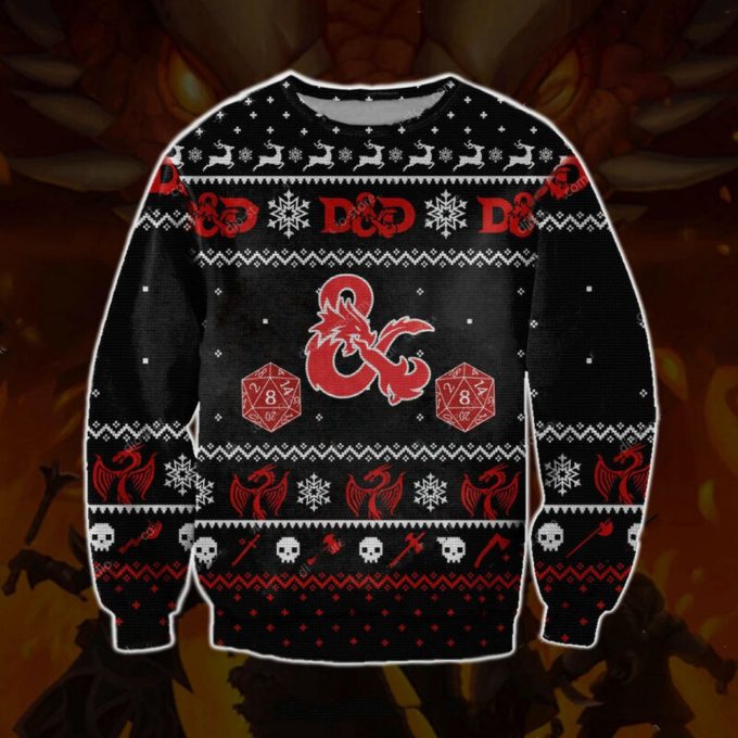 Dungeons & Dragons Ugly Christmas Sweater