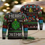 Dungeons And Dragons Merry Critmas Christmas Sweater