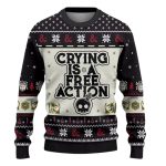 Dungeons & Dragons Crying Is A Free Action Ugly Sweater