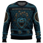 Dungeons & Dragons Monster Manual Ugly Christmas Sweater – Festive Gaming Apparel