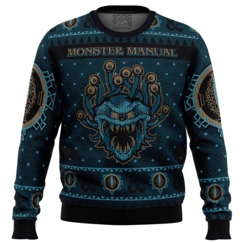 Dungeons & Dragons Monster Manual Ugly Christmas Sweater