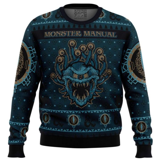 Dungeons & Dragons Monster Manual Ugly Christmas Sweater
