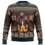 Unleash Festive Fun with Dungeons & Dragons Ugly Christmas Sweater Print – Limited Edition!