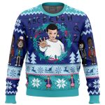 Get Festive with Eleven Stranger Things Ugly Christmas Sweater – Perfect for Fans!