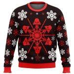 Bundle up with Empire Snowflakes Ugly Christmas Sweater – Festive & Stylish Holiday Attire!