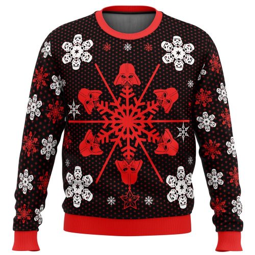 Bundle up with Empire Snowflakes Ugly Christmas Sweater – Festive & Stylish Holiday Attire!