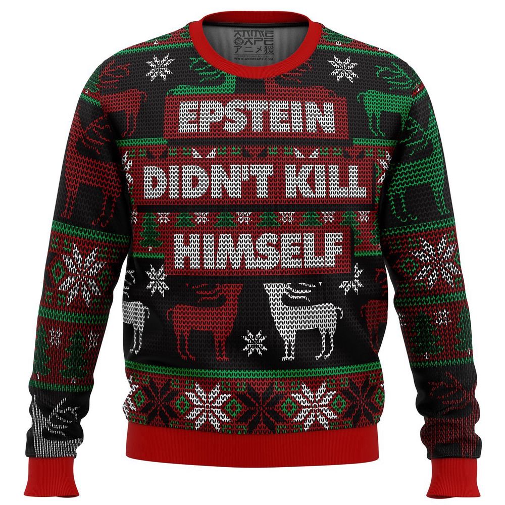 Controversial Epstein Didn t Kill Himself Ugly Christmas Sweater – A Unique Statement Piece! Controversial Epstein Didn t Kill Himself Ugly Christmas Sweater – A Unique Statement Piece!