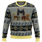 Eren Yeager & Levi Ackerman Attack on Titan Ugly Christmas Sweater – Festive Anime Apparel