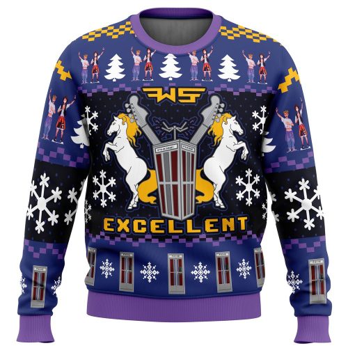 Get Festive with the Excellent Bill and Ted Ugly Christmas Sweater - Limited Stock!