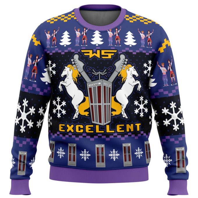 Get Festive with the Excellent Bill and Ted Ugly Christmas Sweater – Limited Stock!