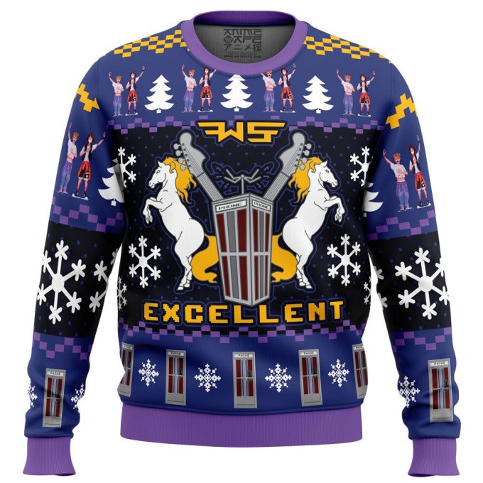 Get Festive with the Excellent Bill and Ted Ugly Christmas Sweater – Limited Edition!