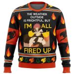 Fairy Tail Natsu Ugly Christmas Sweater – Get Fired Up with Festive Style!