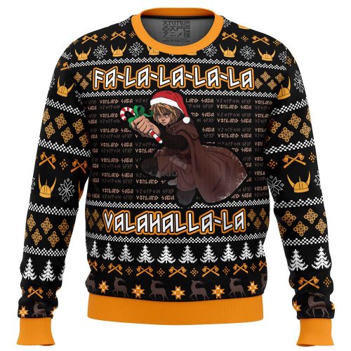 Festive Falalala Valhalla Vinland Saga Christmas Sweater – Cozy Holiday Knitwear