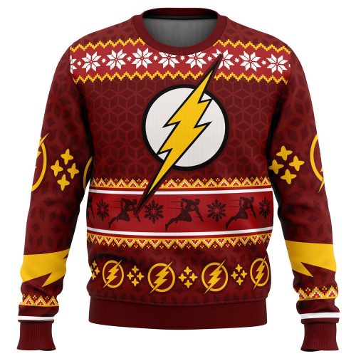 Get Festive with Fast Christmas: The Flash Ugly Christmas Sweater from DC Comics