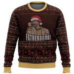 Fatherrrr The IT Crowd Ugly Christmas Sweater: Geek-Chic Holiday Apparel