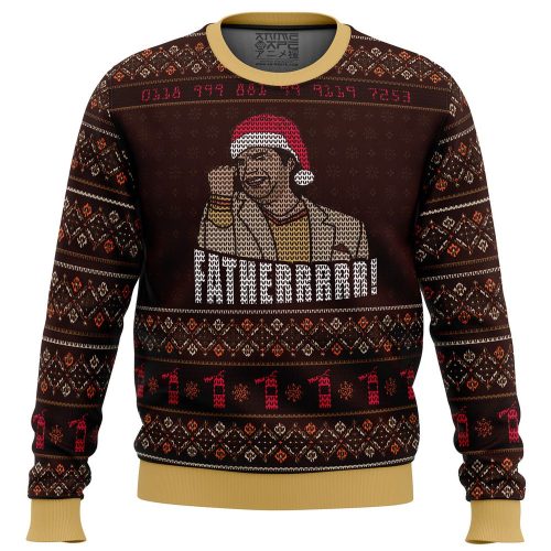 Fatherrrr The IT Crowd Ugly Christmas Sweater Printnd: Geek Chic Holiday Fashion