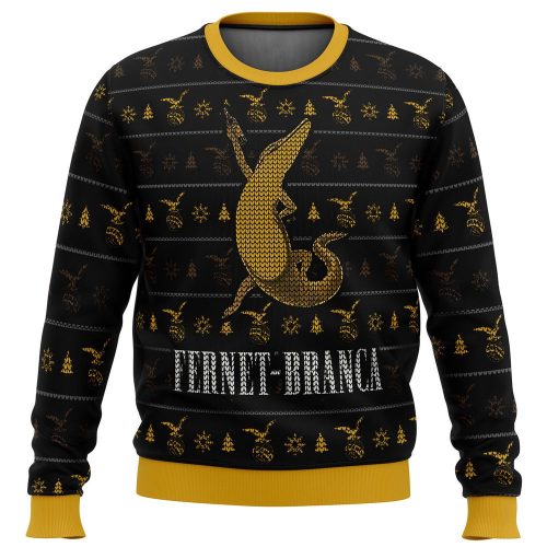 Fernet Branca Ugly Christmas Sweater: Festive & Stylish Holiday Apparel