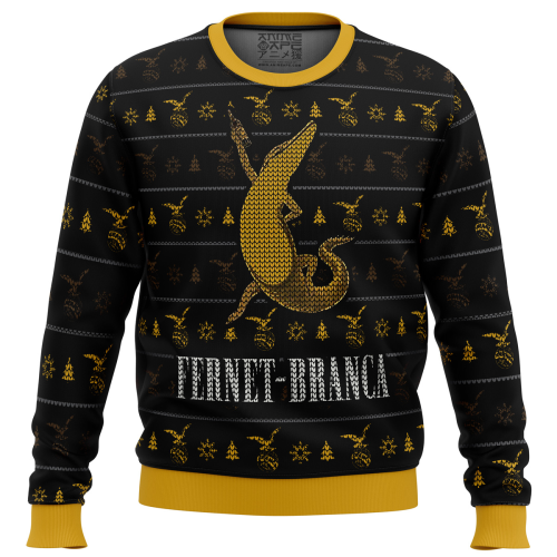 Fernet Branca Ugly Christmas Sweater: Festive & Fun Apparel for the Holidays!