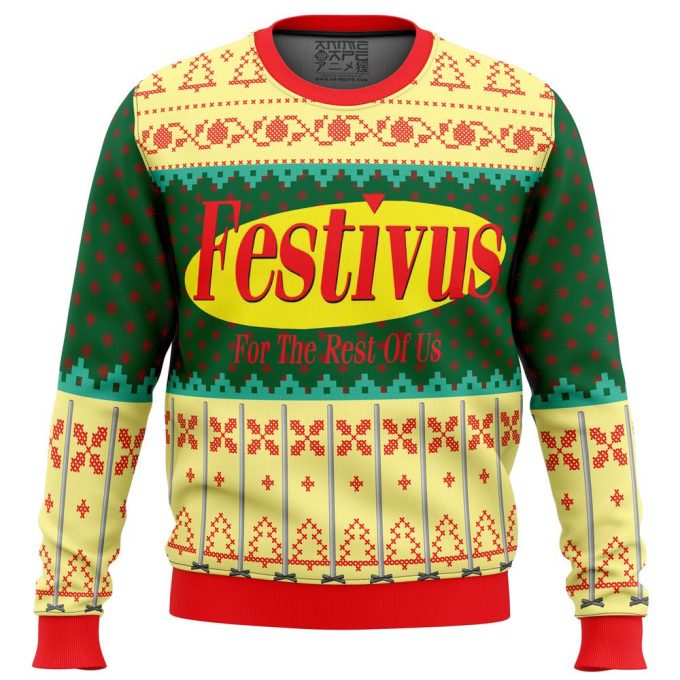 Festivus For The Rest Of Us Ugly Christmas Sweater – Unique Holiday Attire