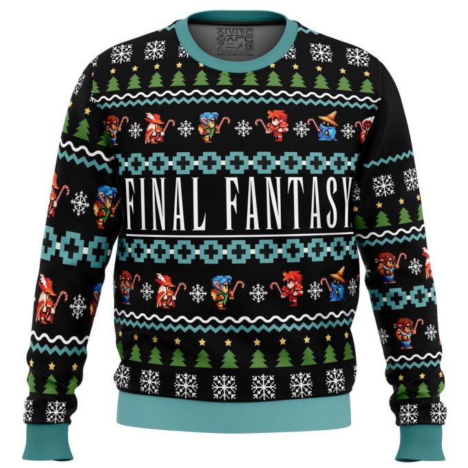 Get Festive with Final Fantasy Ugly Christmas Sweater – Limited Edition Gaming Apparel